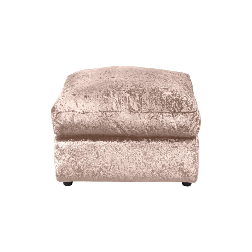 Crushed Velvet 4 Seater Corner Sofa- Right Hand Corner