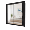 Miro 2 Door Full Mirror Sliding Wardrobe - 150 cm